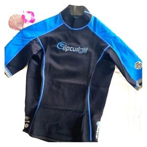 Vintage Rip Curl Girl Rashguard Surf Top 0.5mm